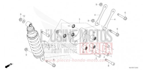 KISSEN, HINTEN CB500FACT de 2026